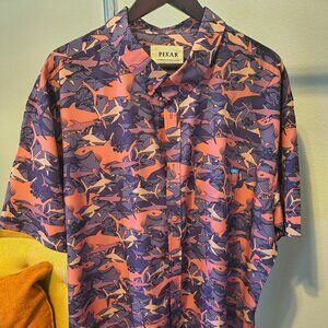 Pixar "Finding Nemo" Shark Button-Down Shirt